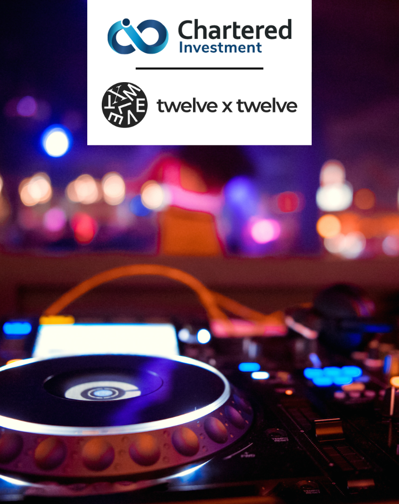 Chartered Investment und twelve x twelve machen aus Musikrechten handelbare Anlageprodukte